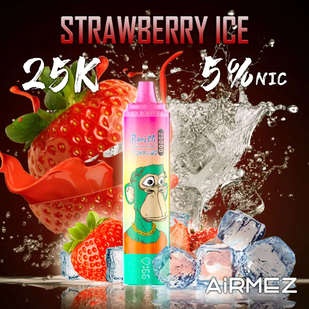 Airmez Tornado 25000 Puffs | Full Collection (15 Flavors) | Adjustable Airflow Disposable Vape - Image 9