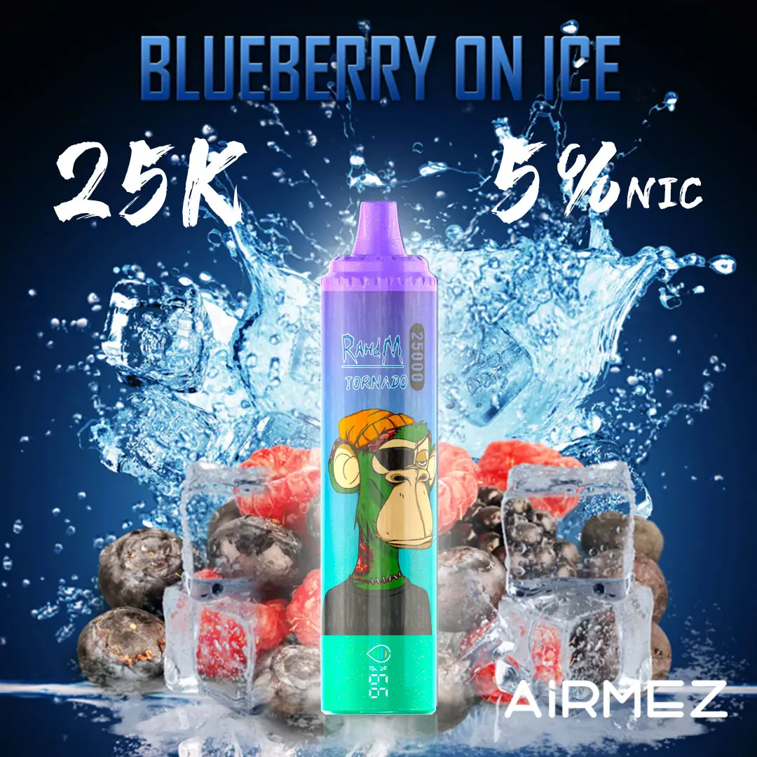 Airmez Tornado 25000 Puffs | Full Collection (15 Flavors) | Adjustable Airflow Disposable Vape - Image 12