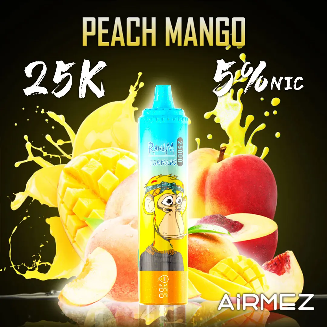 Airmez Tornado 25000 Puffs | Full Collection (15 Flavors) | Adjustable Airflow Disposable Vape - Image 14
