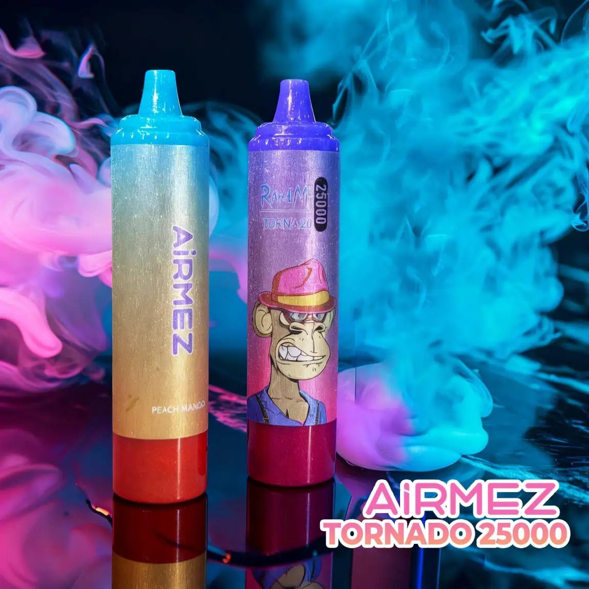 Airmez Tornado 25000 Puffs | Full Collection (15 Flavors) | Adjustable Airflow Disposable Vape - Image 3