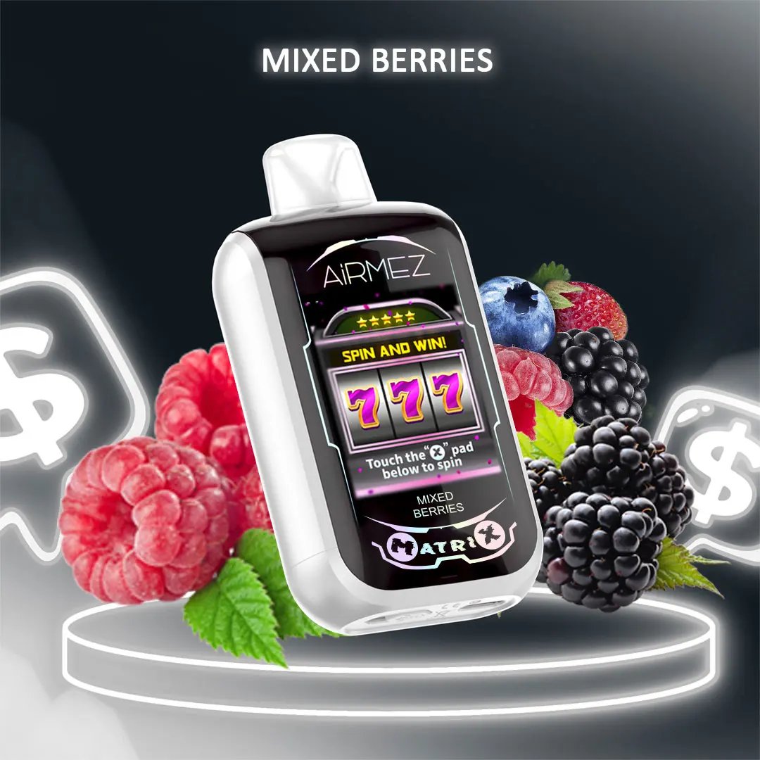 Airmez Matrix Pro 30000 Puffs Disposable Vape – Dual Airflow, Dual Mesh Coils, Touch Pad & 2.1" LED Display - Image 12